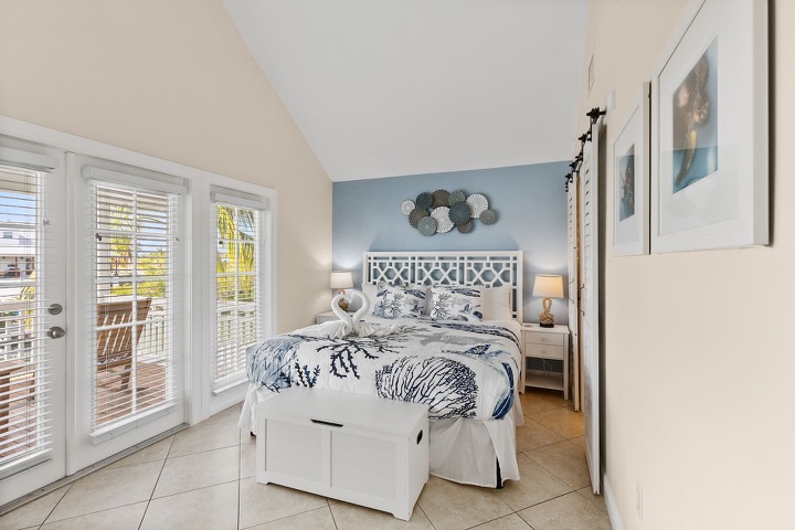 Bedroom with king bed